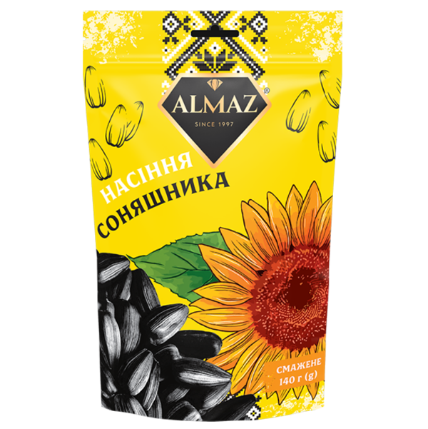 насіня соняшника смажене алмаз