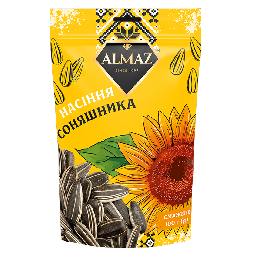 насіння соняшника смажене алмаз
