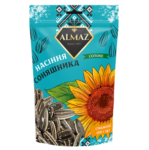насіння соняшника солоне алмаз
